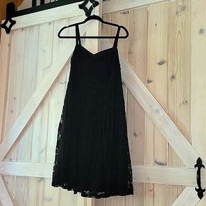 Midi lace skater dress